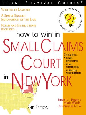 cover image of How to Win in Small Claims Court in New York